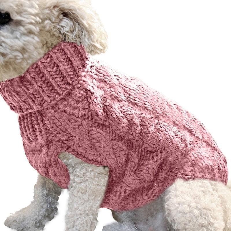 Pet Luxe Market™ Soft Winter Cable Knit Sweater - Pet Luxe Market