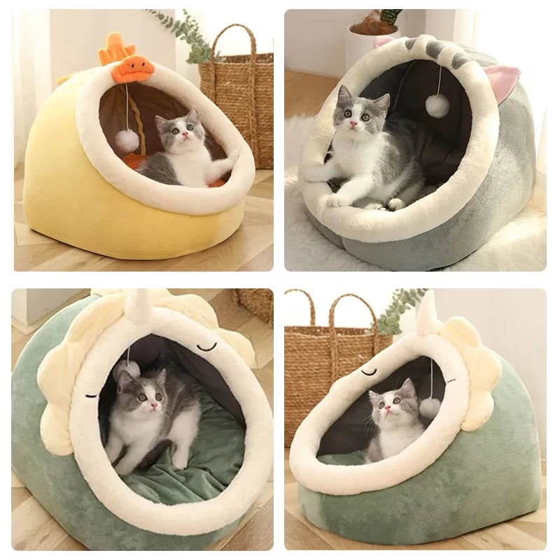 Pet Luxe Market™ Sweet Cat Bed Warm Pet Basket