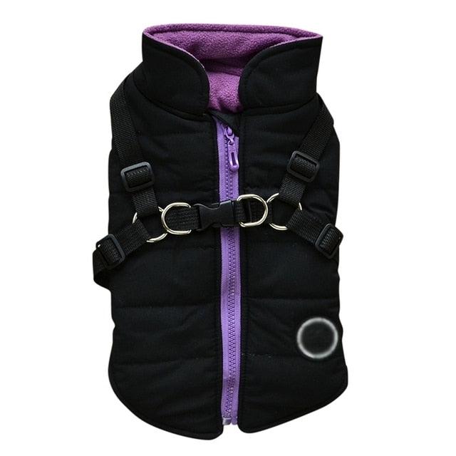 Pet Luxe Market™ Waterproof Pet Coat With Harness - Pet Luxe Market