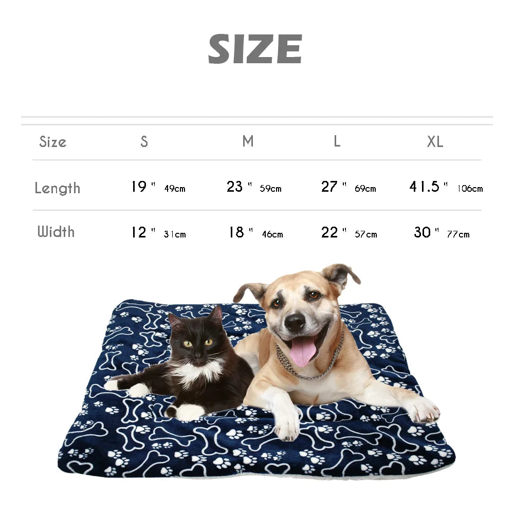 Pet Luxe Market™ Winter Dog Bed Blanket