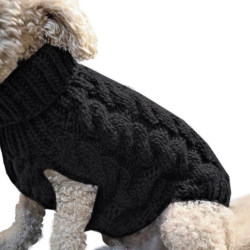 Pet Luxe Market™ Soft Winter Cable Knit Sweater - Pet Luxe Market