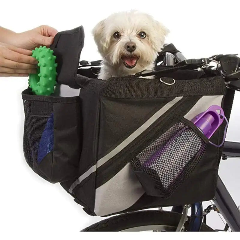 Pet Luxe Market™ Puppy Dog Bicycle Basket Carrier - Pet Luxe Market