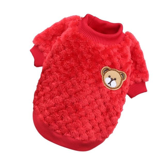 Pet Luxe Market™ Bear Embroidery Pet Vest - Pet Luxe Market