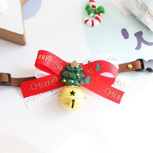 Pet Luxe Market™ Christmas Collar Pet Bow Tie - Pet Luxe Market