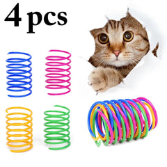 Pet Luxe Market™  4pcs Funny Pet Toy Spring - Pet Luxe Market