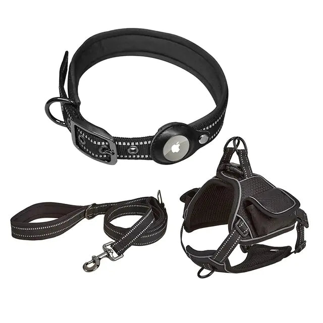 Pet Luxe Market™ Airtag Pet Harness Vest Set - Pet Luxe Market