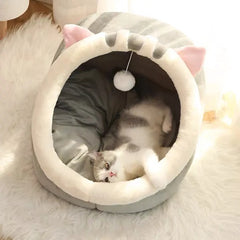 Pet Luxe Market™ Sweet Cat Bed Warm Pet Basket