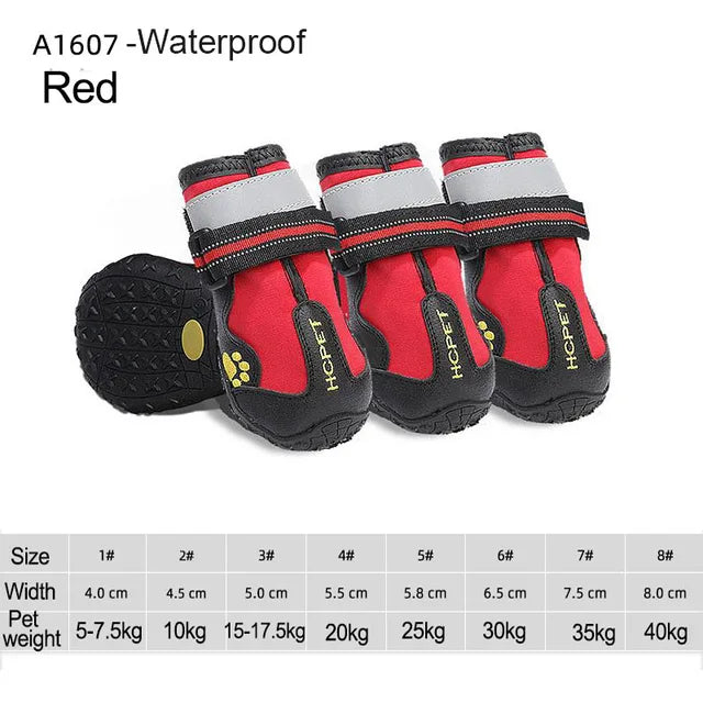 Pet Luxe Market™ 4Pcs Pet Dog Shoes