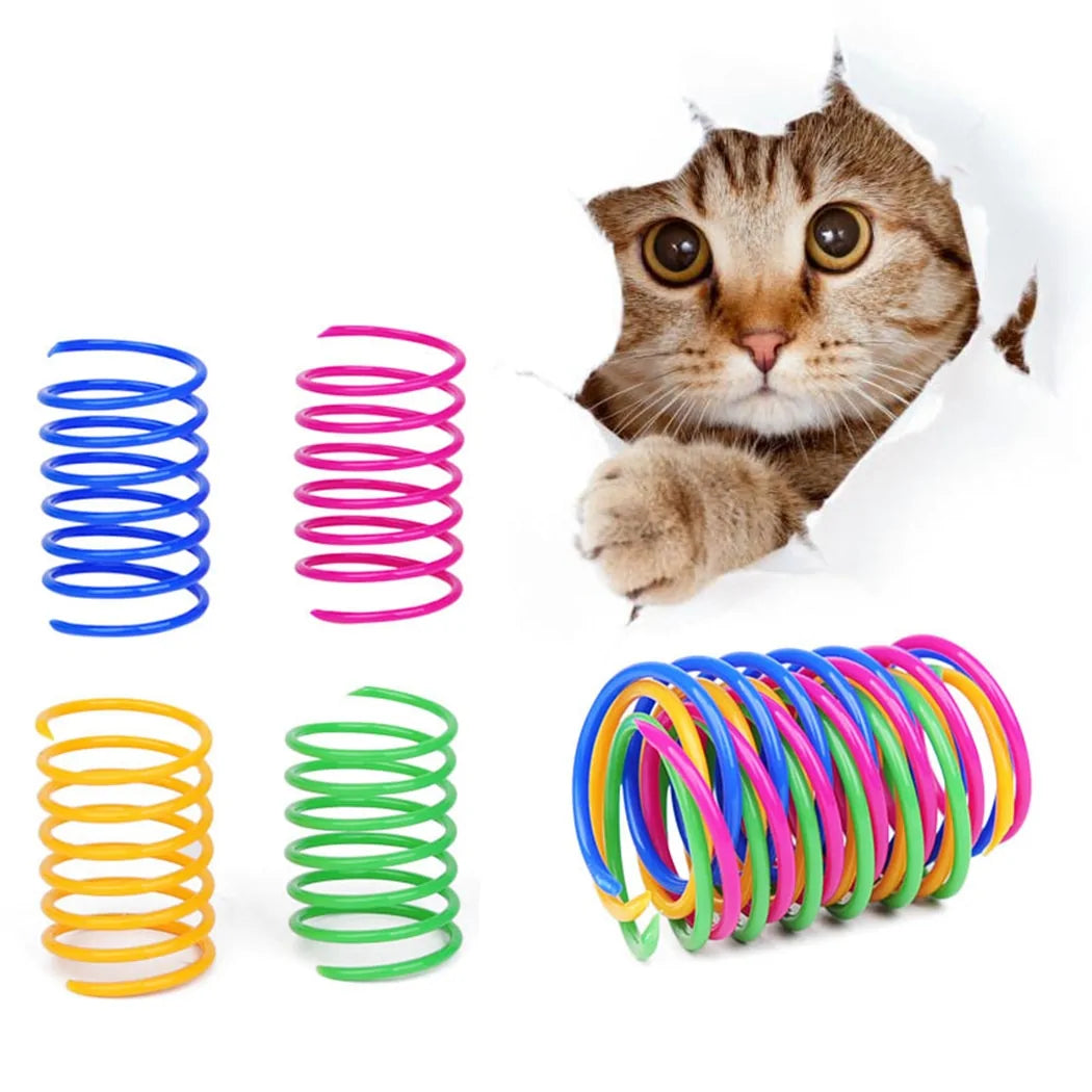 Pet Luxe Market™  4pcs Funny Pet Toy Spring - Pet Luxe Market