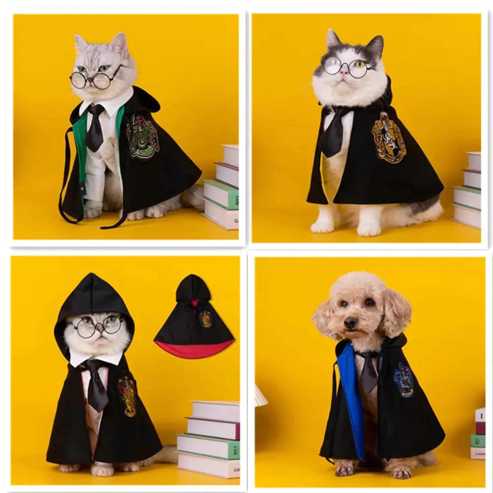 Pet Luxe Market™ Pet Halloween Magic Cape Cosplay Outfit