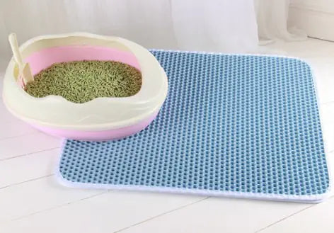 Pet Luxe Market™ Double Layer Waterproof Cat Litter Mat - Pet Luxe Market