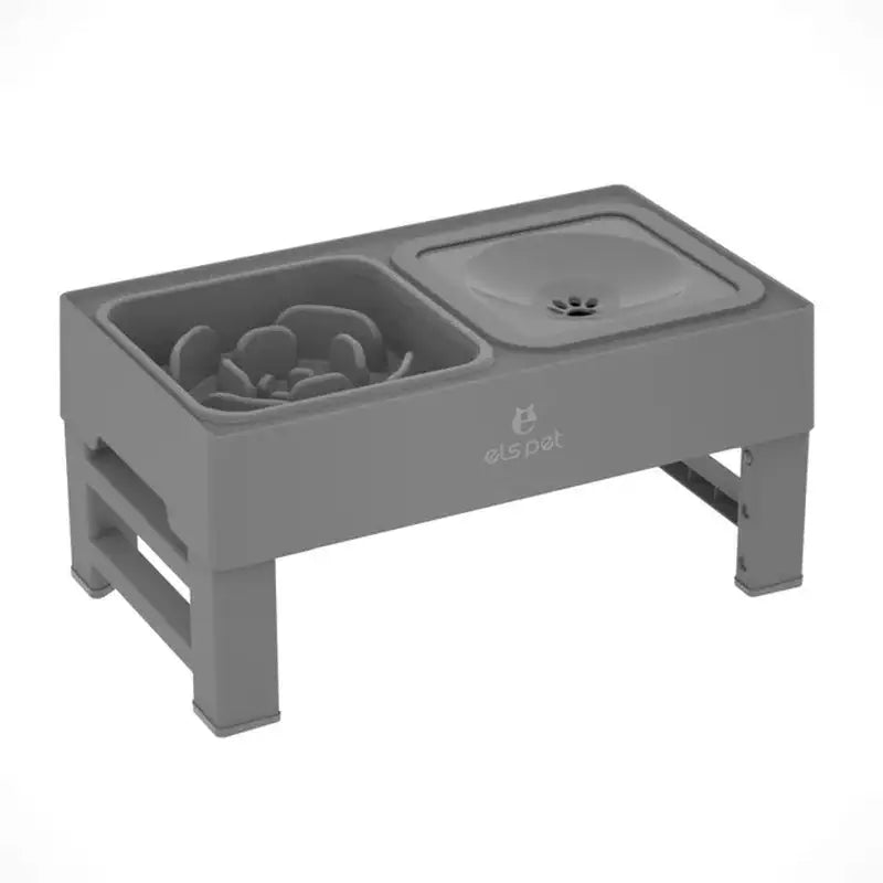 Pet Luxe Market™ Adjustable Food and Water Bowl - Pet Luxe Market