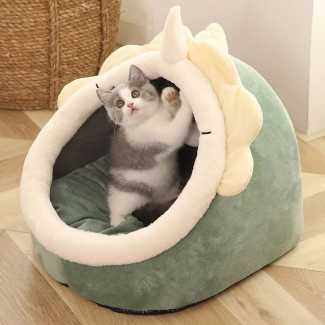 Pet Luxe Market™ Sweet Cat Bed Warm Pet Basket