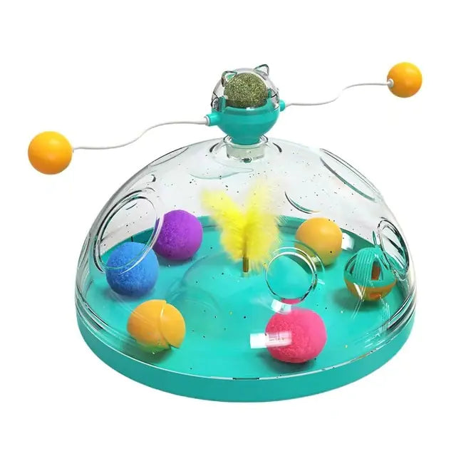 Pet Luxe Market™ Multifunctional Turntable Pet Toys - Pet Luxe Market