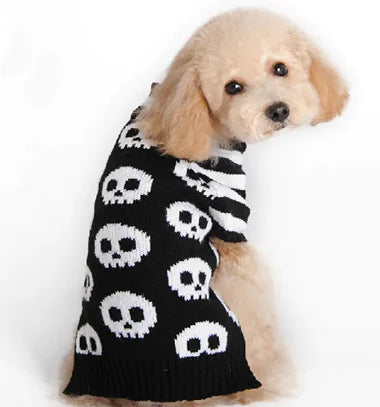 Pet Luxe Market™ Halloween Pumpkin Sweater Dog Clothes