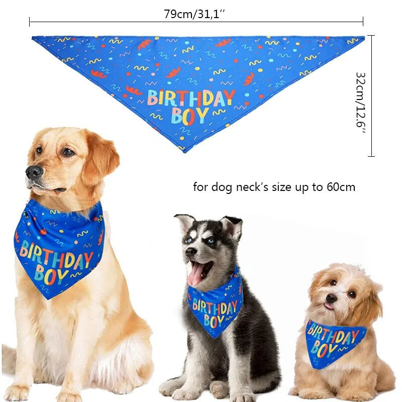 Pet Luxe Market™ Dog Bandana Large Pet Scarf