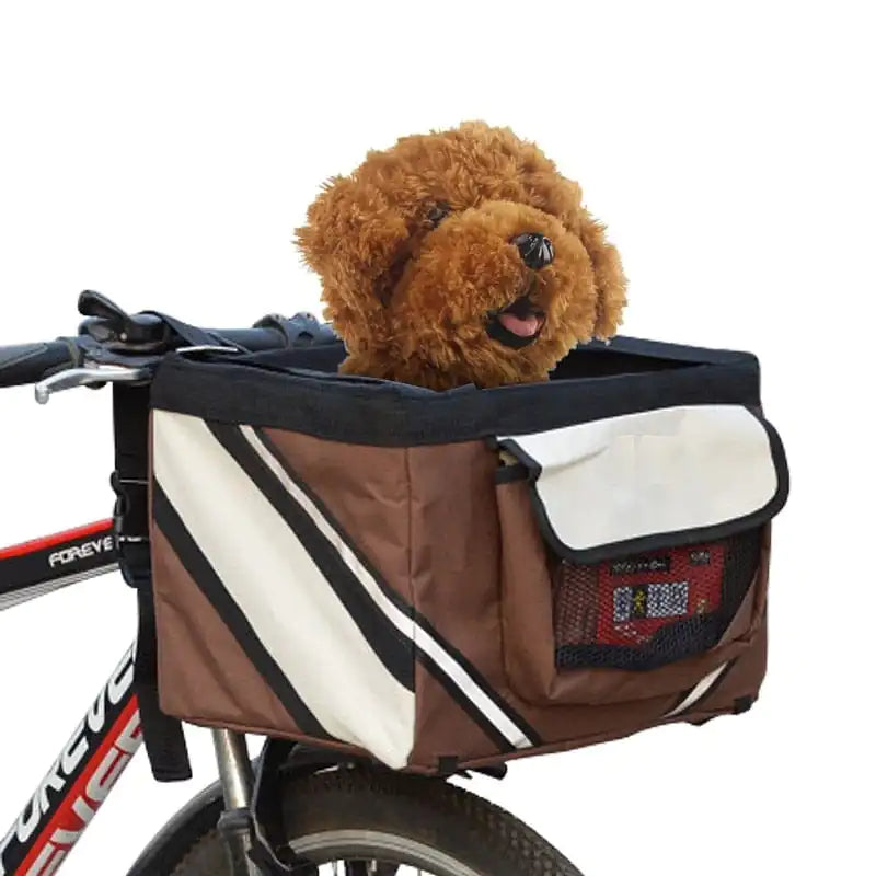 Pet Luxe Market™ Puppy Dog Bicycle Basket Carrier - Pet Luxe Market