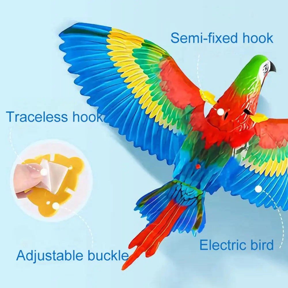 Pet Luxe Market™  Interactive Electric Bird Cat Toy - Pet Luxe Market