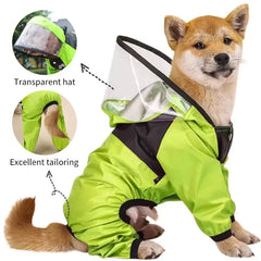 Pet Luxe Market™ Transparent Pet Raincoat