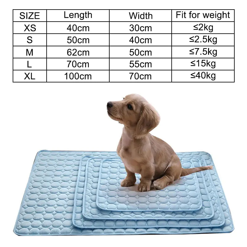 Pet Luxe Market™ Cooling Summer Dog Mat for Pets - Pet Luxe Market