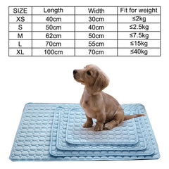 Pet Luxe Market™ Cooling Summer Dog Mat for Pets - Pet Luxe Market