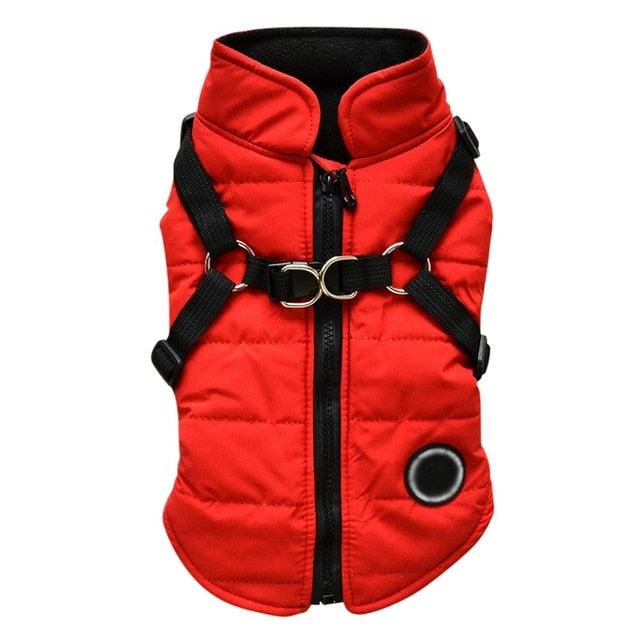 Pet Luxe Market™ Waterproof Pet Coat With Harness - Pet Luxe Market