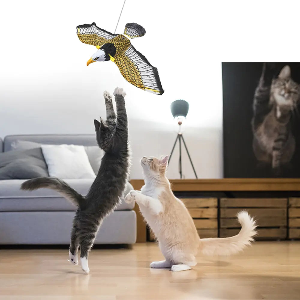 Pet Luxe Market™  Interactive Electric Bird Cat Toy - Pet Luxe Market