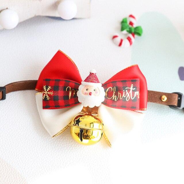 Pet Luxe Market™ Christmas Collar Pet Bow Tie - Pet Luxe Market