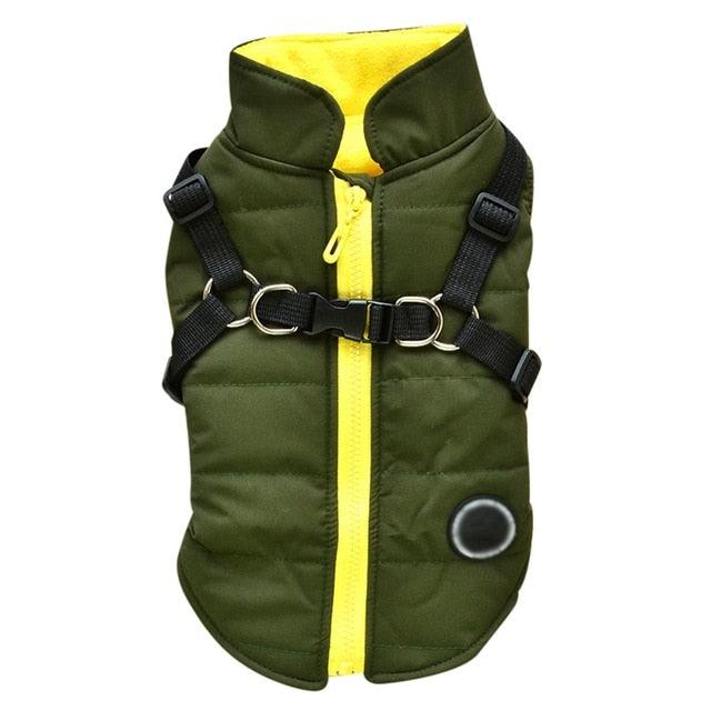 Pet Luxe Market™ Waterproof Pet Coat With Harness - Pet Luxe Market