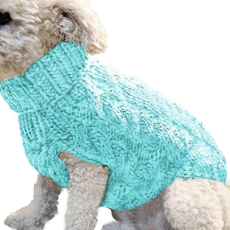 Pet Luxe Market™ Soft Winter Cable Knit Sweater - Pet Luxe Market