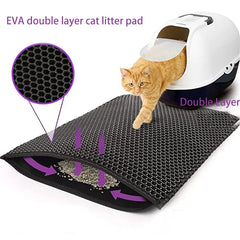 Pet Luxe Market™ Double Layer Waterproof Cat Litter Mat - Pet Luxe Market