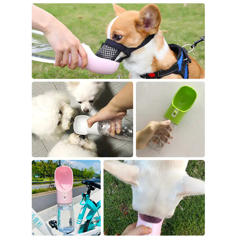 Pet Luxe Market™ Pet Dog Water Bottle Feeder - Pet Luxe Market