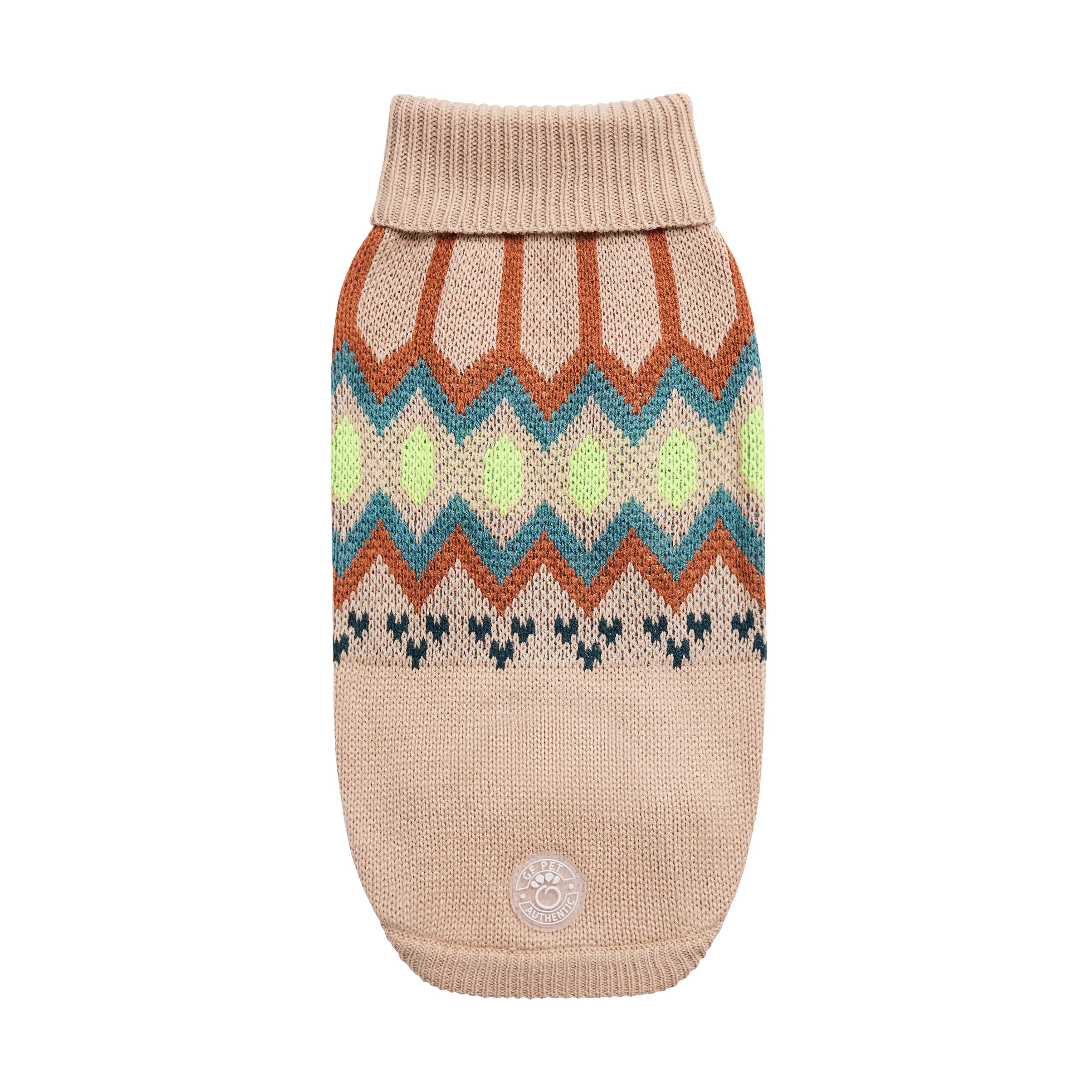 Pet Luxe Market™  Heritage Sweater - Sand