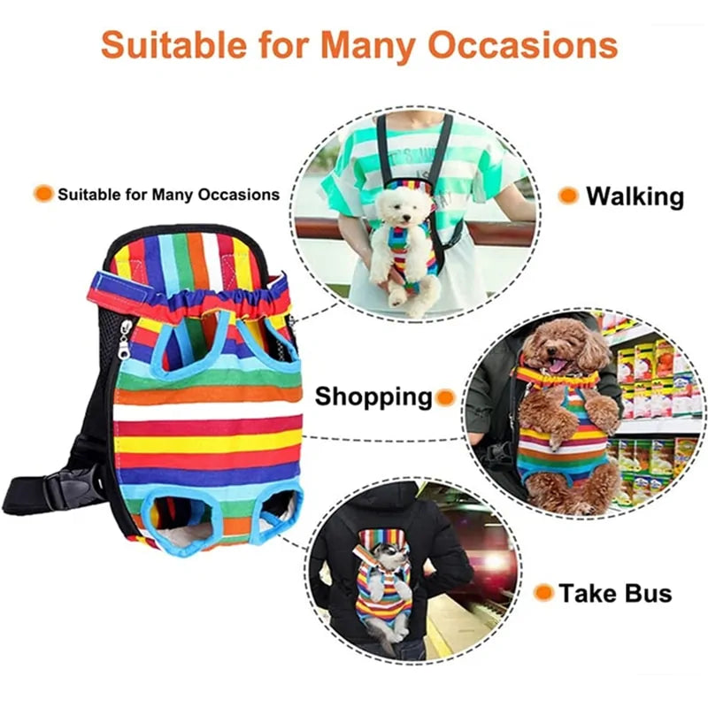 Pet Luxe Market™  Pet Breathable Travel Backpack - Pet Luxe Market