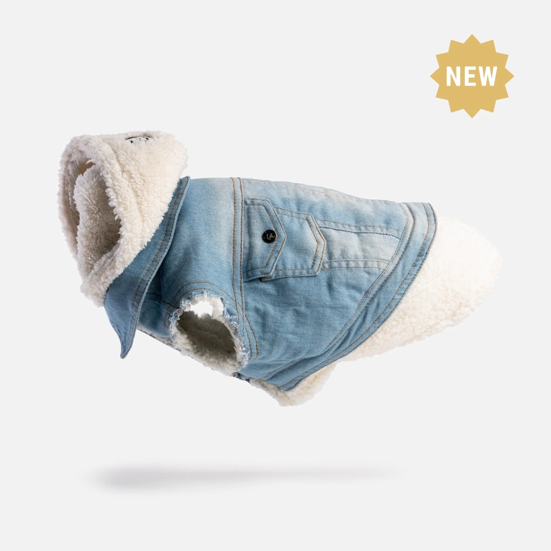 Pet Luxe Market™  Dog Jacket Denim Dog Jacket