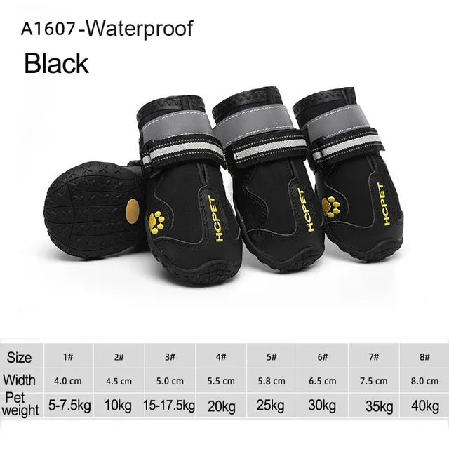 Pet Luxe Market™ 4Pcs Pet Dog Shoes