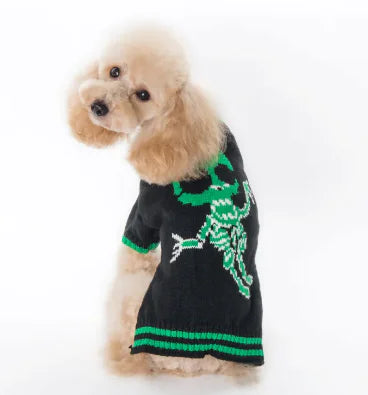 Pet Luxe Market™ Halloween Pumpkin Sweater Dog Clothes