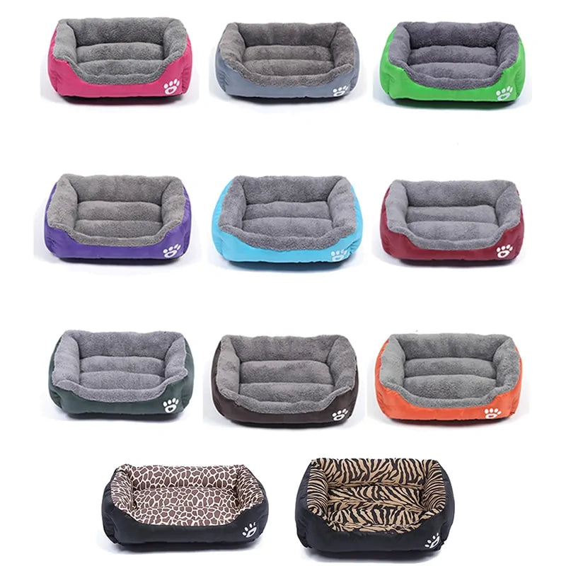 Pet Luxe Market™ Multi-Color Soft PP Cotton Pet Sofa Bed