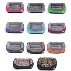 Pet Luxe Market™ Multi-Color Soft PP Cotton Pet Sofa Bed