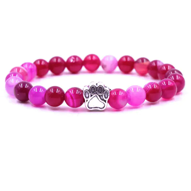 Pet Luxe Market™ Pet Footprint Stone Bracelet - Pet Luxe Market