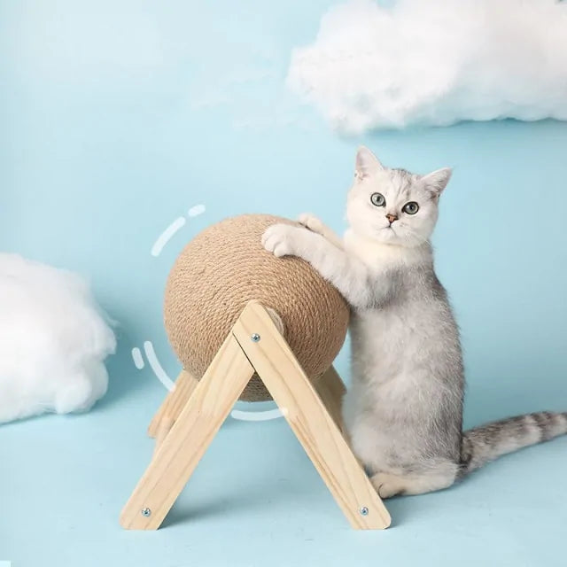 Pet Luxe Market™ Cat Scratching Ball - Pet Luxe Market