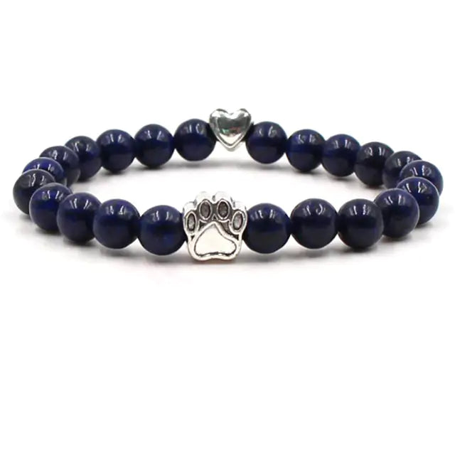 Pet Luxe Market™ Pet Footprint Stone Bracelet - Pet Luxe Market