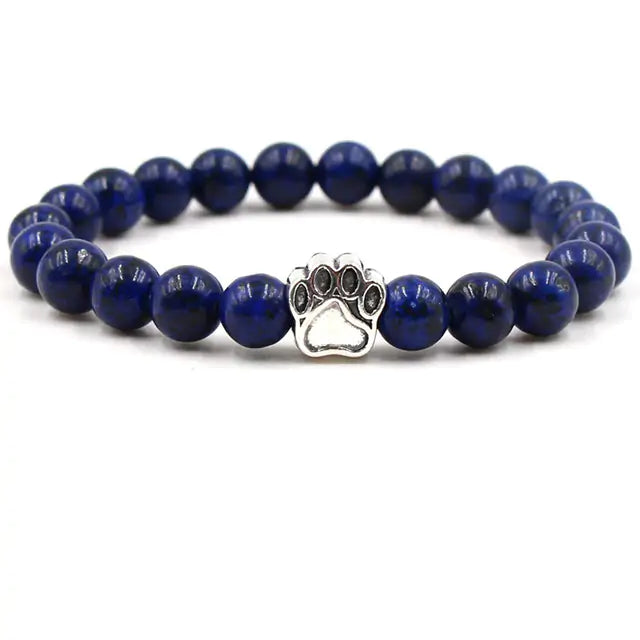 Pet Luxe Market™ Pet Footprint Stone Bracelet - Pet Luxe Market