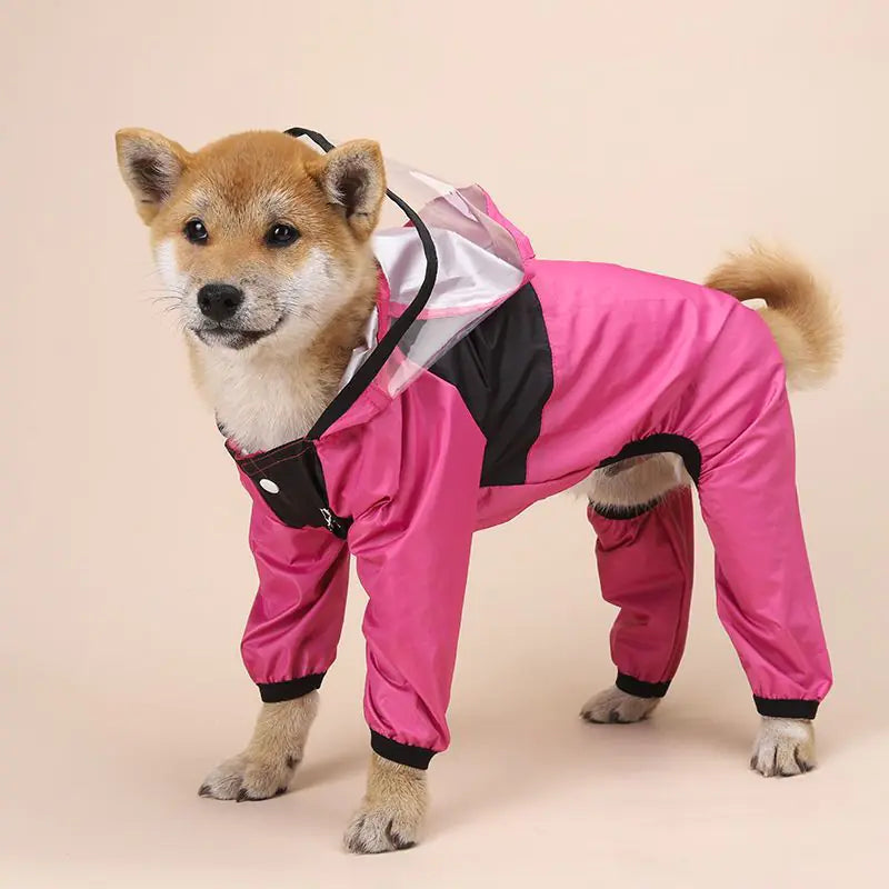 Pet Luxe Market™ Transparent Pet Raincoat