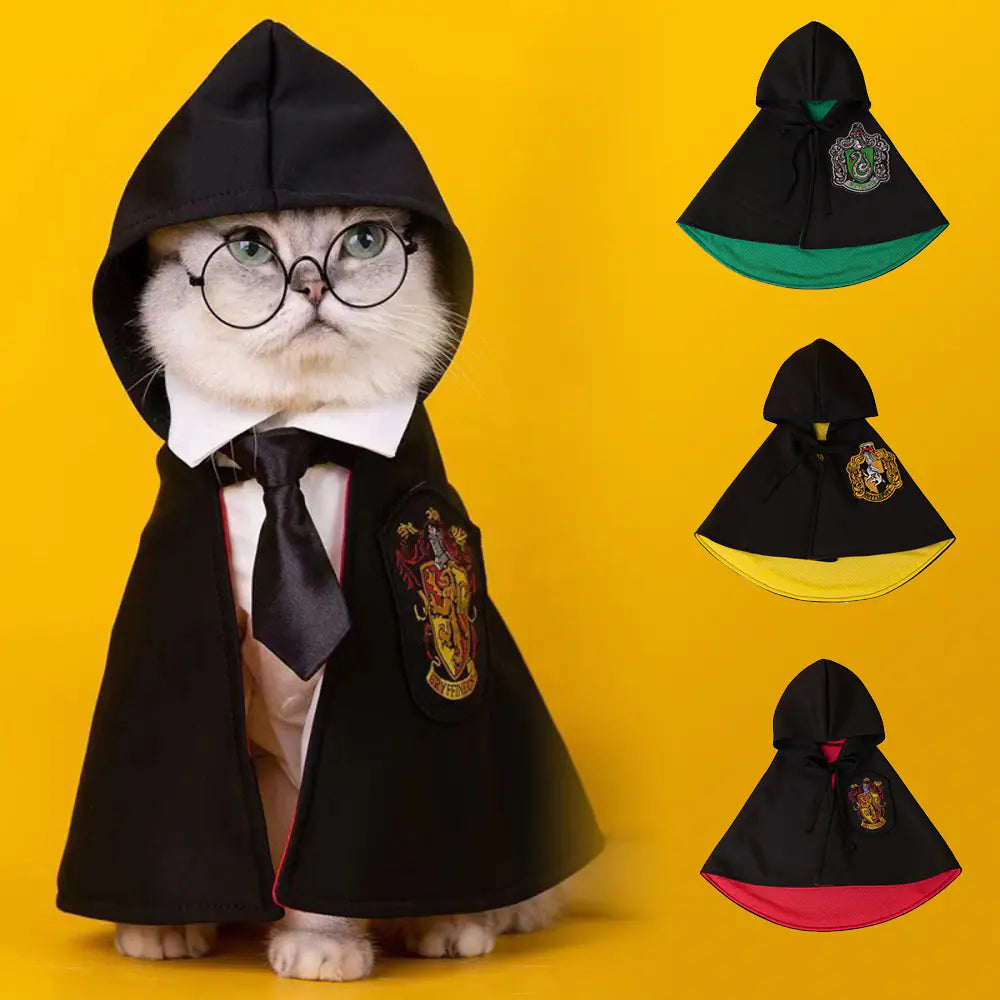 Pet Luxe Market™ Pet Halloween Magic Cape Cosplay Outfit