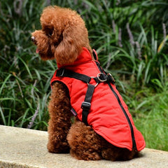 Pet Luxe Market™ Waterproof Pet Coat With Harness - Pet Luxe Market