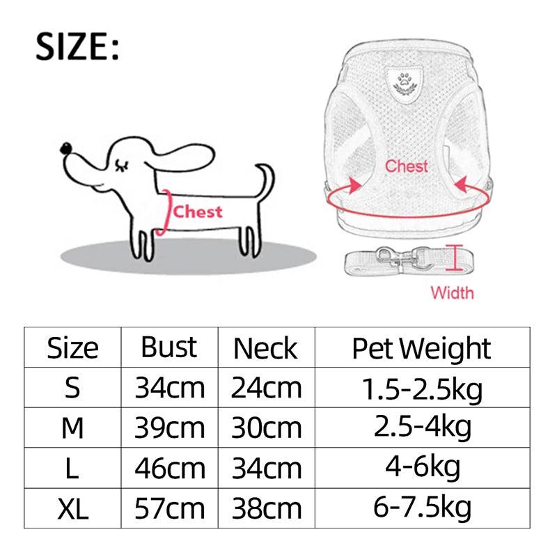 Pet Luxe Market™ Adjustable Vest Pet Harness - Pet Luxe Market