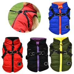 Pet Luxe Market™ Waterproof Pet Coat With Harness - Pet Luxe Market