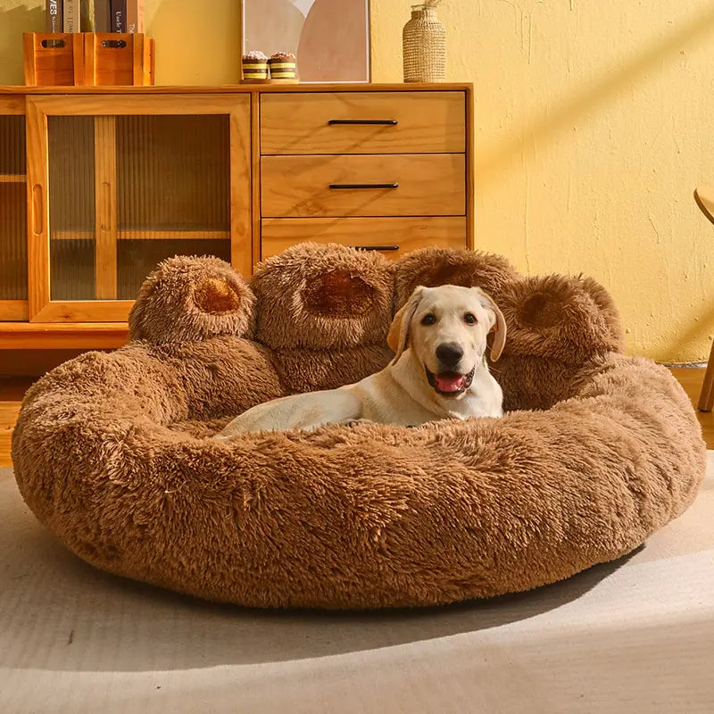 Pet Luxe Market™ Round Pet Sleeping Cushion - Pet Luxe Market