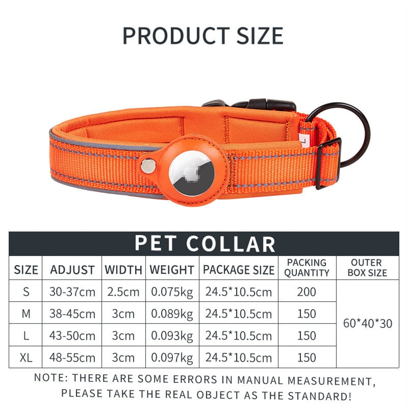 Pet Luxe Market™ Airtag Dog Collar - Pet Luxe Market